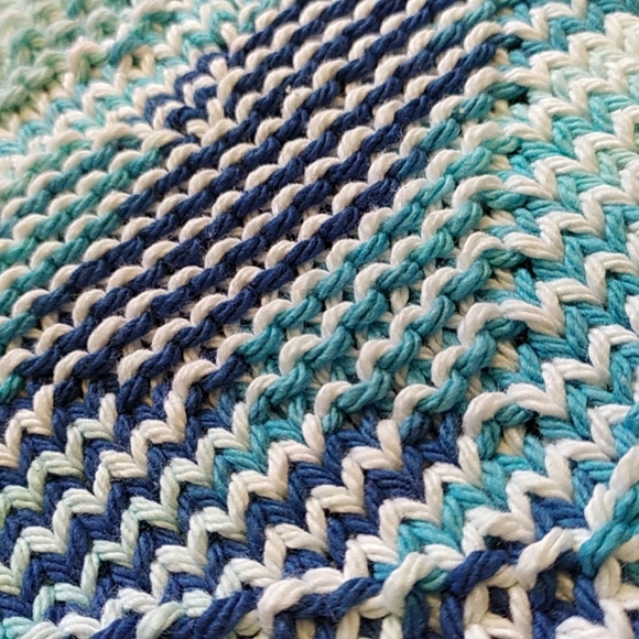 Hand Knit Baby Bib - Picture 4 of 5